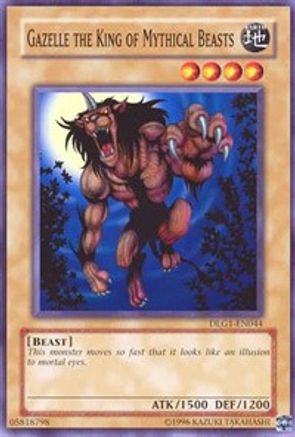 Gazelle the King of Mythical Beasts (DLG1-EN044) - Dark Legends Unlimited Dark Legends Yugioh Single Squirtle Squad Card Shop.