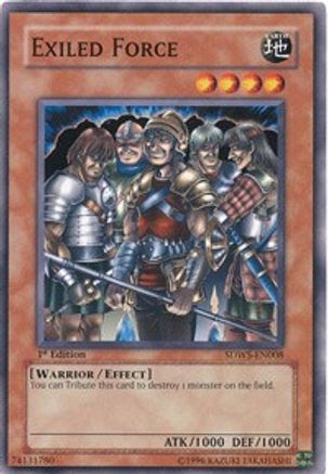Exiled Force (SDWS-EN008) - Structure Deck: Warriors' Strike 1st Edition Structure Deck: Warriors' Strike Yugioh Single Squirtle Squad Card Shop.