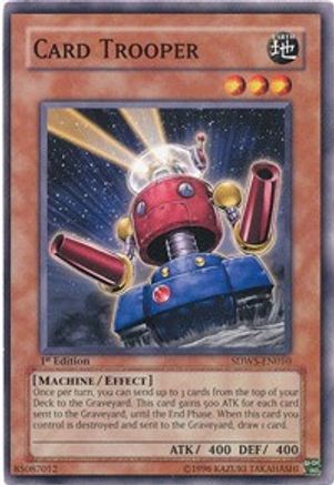 Card Trooper (SDWS-EN010) - Structure Deck: Warriors' Strike 1st Edition Structure Deck: Warriors' Strike Yugioh Single Squirtle Squad Card Shop.
