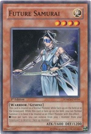 Future Samurai (SDWS-EN014) - Structure Deck: Warriors' Strike 1st Edition Structure Deck: Warriors' Strike Yugioh Single Squirtle Squad Card Shop.