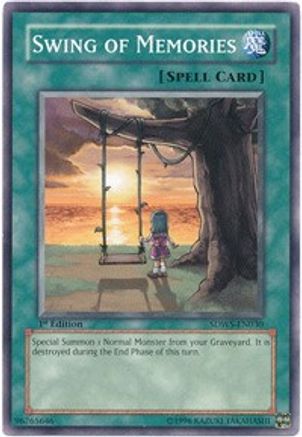 Swing of Memories (SDWS-EN030) - Structure Deck: Warriors' Strike 1st Edition Structure Deck: Warriors' Strike Yugioh Single Squirtle Squad Card Shop.