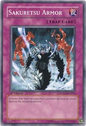 Sakuretsu Armor (SDWS-EN034) - Structure Deck: Warriors' Strike 1st Edition Structure Deck: Warriors' Strike Yugioh Single Squirtle Squad Card Shop.