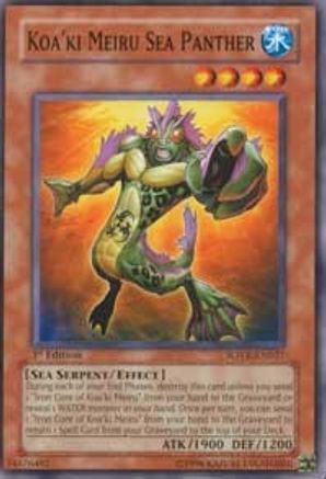 Koa'ki Meiru Sea Panther (SOVR-EN027) - Stardust Overdrive 1st Edition Stardust Overdrive Yugioh Single Squirtle Squad Card Shop.