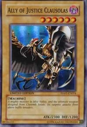 Ally of Justice Clausolas (HA01-EN014) - Hidden Arsenal Limited Hidden Arsenal Yugioh Single Squirtle Squad Card Shop.