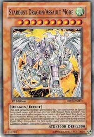 Stardust Dragon/Assault Mode (DP09-EN001) - Duelist Pack 9: Yusei 2 Unlimited Duelist Pack 9: Yusei 2 Yugioh Single Squirtle Squad Card Shop.