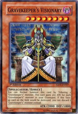 Gravekeeper's Visionary (ABPF-EN027) - Absolute Powerforce 1st Edition Absolute Powerforce Yugioh Single Squirtle Squad Card Shop.
