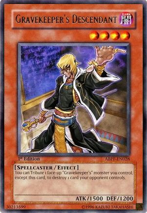Gravekeeper's Descendant (ABPF-EN028) - Absolute Powerforce 1st Edition Absolute Powerforce Yugioh Single Squirtle Squad Card Shop.