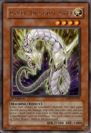 Cyber Dragon Zwei (ABPF-EN035) - Absolute Powerforce 1st Edition Absolute Powerforce Yugioh Single Squirtle Squad Card Shop.