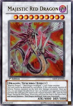 Majestic Red Dragon (ABPF-EN040) - Absolute Powerforce Unlimited Absolute Powerforce Yugioh Single Squirtle Squad Card Shop.