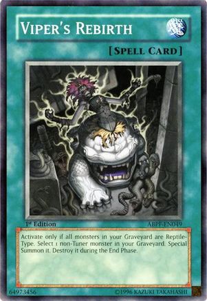 Viper's Rebirth (ABPF-EN049) - Absolute Powerforce 1st Edition Absolute Powerforce Yugioh Single Squirtle Squad Card Shop.