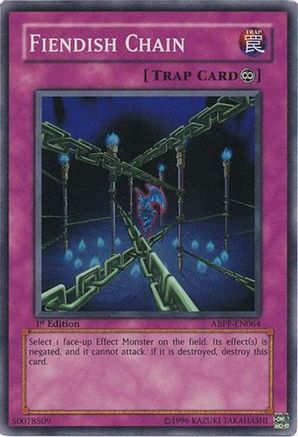 Fiendish Chain (ABPF-EN064) - Absolute Powerforce Unlimited Absolute Powerforce Yugioh Single Squirtle Squad Card Shop.