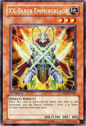 XX-Saber Emmersblade (ABPF-EN081) - Absolute Powerforce Unlimited Absolute Powerforce Yugioh Single Squirtle Squad Card Shop.