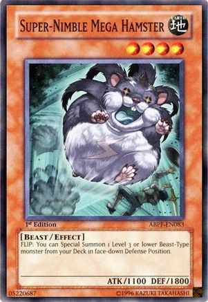 Super-Nimble Mega Hamster (ABPF-EN083) - Absolute Powerforce 1st Edition Absolute Powerforce Yugioh Single Squirtle Squad Card Shop.