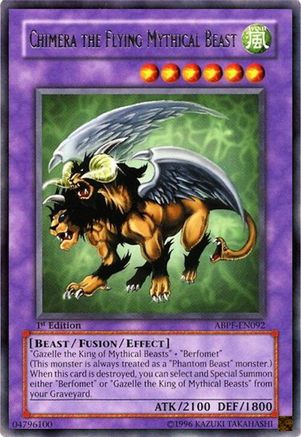 Chimera the Flying Mythical Beast (ABPF-EN092) - Absolute Powerforce Unlimited Absolute Powerforce Yugioh Single Squirtle Squad Card Shop.