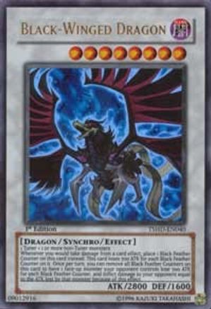 Black-Winged Dragon (TSHD-EN040) - The Shining Darkness 1st Edition The Shining Darkness Yugioh Single Squirtle Squad Card Shop.
