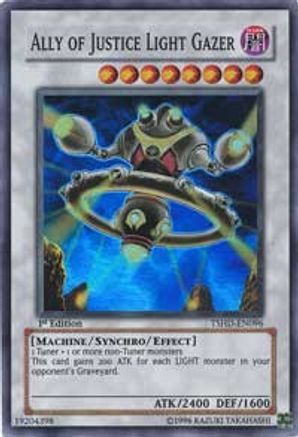 Ally of Justice Light Gazer (TSHD-EN096) - The Shining Darkness 1st Edition The Shining Darkness Yugioh Single Squirtle Squad Card Shop.