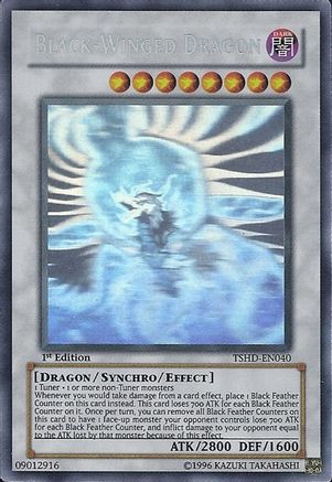 Black-Winged Dragon (Ghost Rare) (TSHD-EN040) - The Shining Darkness Unlimited The Shining Darkness Yugioh Single Squirtle Squad Card Shop.