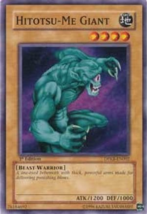 Hitotsu-Me Giant (DPKB-EN002) - Duelist Pack: Kaiba 1st Edition Duelist Pack: Kaiba Yugioh Single Squirtle Squad Card Shop.