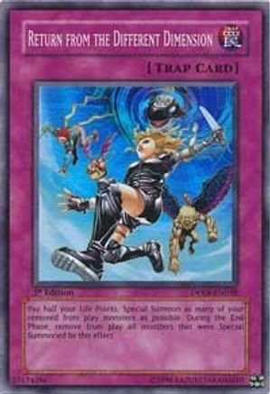 Return from the Different Dimension (DPKB-EN038) - Duelist Pack: Kaiba 1st Edition Duelist Pack: Kaiba Yugioh Single Squirtle Squad Card Shop.