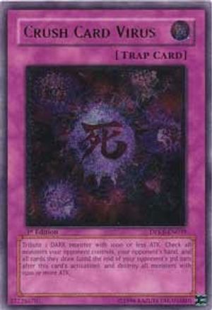 Crush Card Virus (UTR) (DPKB-EN039) - Duelist Pack: Kaiba Unlimited Duelist Pack: Kaiba Yugioh Single Squirtle Squad Card Shop.