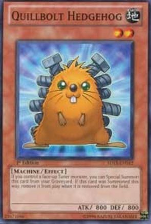 Quillbolt Hedgehog (5DS3-EN012) - Starter Deck: Duelist Toolbox 1st Edition Starter Deck: Duelist Toolbox Yugioh Single Squirtle Squad Card Shop.
