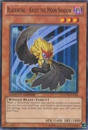 Blackwing - Kalut the Moon Shadow (GLD3-EN026) - Gold Series 3 Limited Gold Series 3 Yugioh Single Squirtle Squad Card Shop.