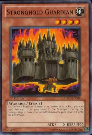 Stronghold Guardian (DREV-EN006) - Duelist Revolution 1st Edition Duelist Revolution Yugioh Single Squirtle Squad Card Shop.