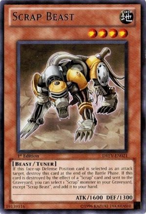 Scrap Beast (DREV-EN021) - Duelist Revolution Unlimited Duelist Revolution Yugioh Single Squirtle Squad Card Shop.