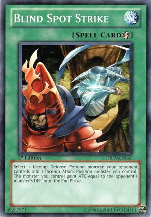 Blind Spot Strike (DREV-EN045) - Duelist Revolution Unlimited Duelist Revolution Yugioh Single Squirtle Squad Card Shop.
