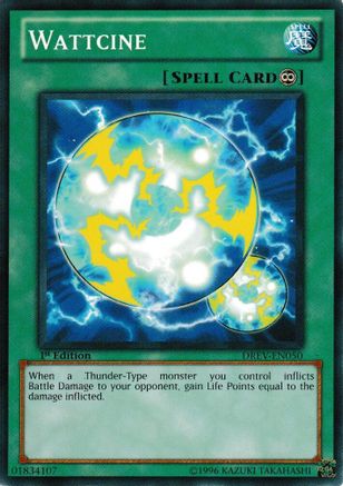 Wattcine (DREV-EN050) - Duelist Revolution 1st Edition Duelist Revolution Yugioh Single Squirtle Squad Card Shop.