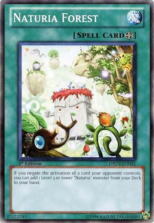 Naturia Forest (DREV-EN051) - Duelist Revolution Unlimited Duelist Revolution Yugioh Single Squirtle Squad Card Shop.