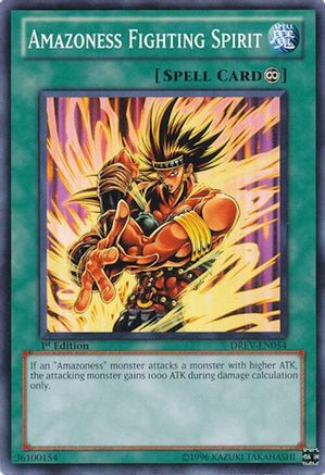 Amazoness Fighting Spirit (DREV-EN054) - Duelist Revolution 1st Edition Duelist Revolution Yugioh Single Squirtle Squad Card Shop.