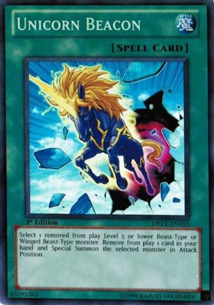Unicorn Beacon (DREV-EN055) - Duelist Revolution Unlimited Duelist Revolution Yugioh Single Squirtle Squad Card Shop.