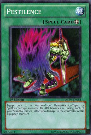 Pestilence (DREV-EN058) - Duelist Revolution Unlimited Duelist Revolution Yugioh Single Squirtle Squad Card Shop.