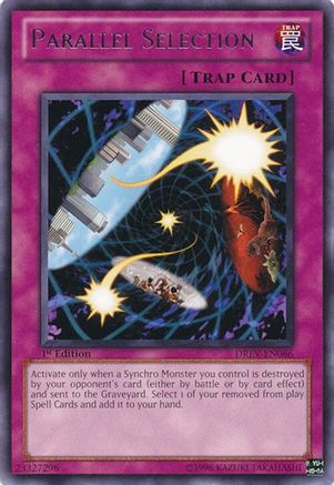 Parallel Selection (DREV-EN066) - Duelist Revolution 1st Edition Duelist Revolution Yugioh Single Squirtle Squad Card Shop.