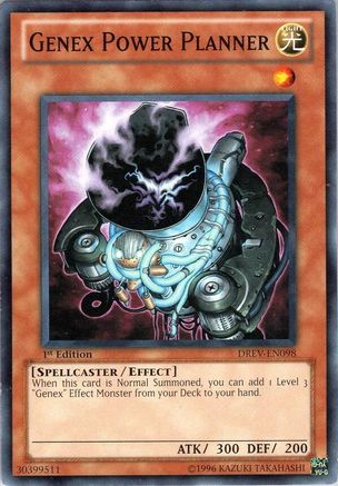 Genex Power Planner (DREV-EN098) - Duelist Revolution 1st Edition Duelist Revolution Yugioh Single Squirtle Squad Card Shop.