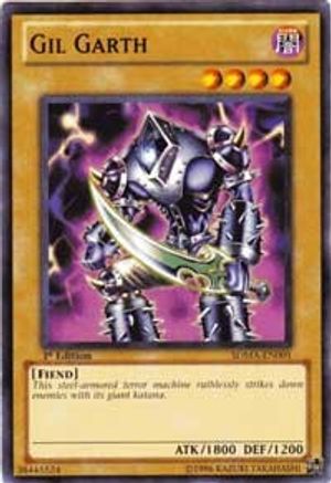 Gil Garth (SDMA-EN001) - Structure Deck: Marik 1st Edition Structure Deck: Marik Yugioh Single Squirtle Squad Card Shop.