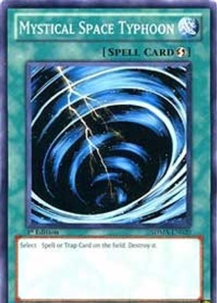 Mystical Space Typhoon (SDMA-EN020) - Structure Deck: Marik 1st Edition Structure Deck: Marik Yugioh Single Squirtle Squad Card Shop.