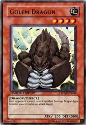 Golem Dragon (JUMP-EN040) - Shonen Jump Magazine Promos Limited Shonen Jump Magazine Promos Yugioh Single Squirtle Squad Card Shop.