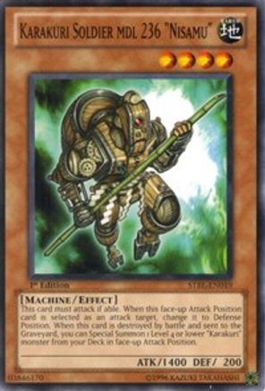 Karakuri Soldier mdl 236 "Nisamu" (STBL-EN019) - Starstrike Blast 1st Edition Starstrike Blast Yugioh Single Squirtle Squad Card Shop.
