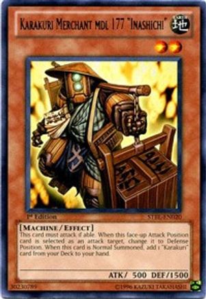 Karakuri Merchant mdl 177 "Inashichi" (STBL-EN020) - Starstrike Blast Unlimited Starstrike Blast Yugioh Single Squirtle Squad Card Shop.