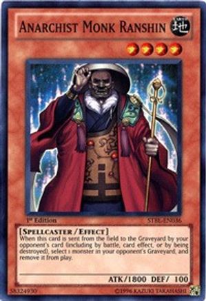 Anarchist Monk Ranshin (STBL-EN036) - Starstrike Blast Unlimited Starstrike Blast Yugioh Single Squirtle Squad Card Shop.