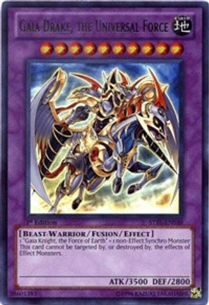 Gaia Drake, the Universal Force (STBL-EN039) - Starstrike Blast 1st Edition Starstrike Blast Yugioh Single Squirtle Squad Card Shop.