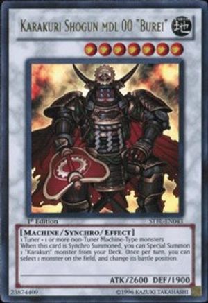 Karakuri Shogun mdl 00 "Burei" (STBL-EN043) - Starstrike Blast Unlimited Starstrike Blast Yugioh Single Squirtle Squad Card Shop.