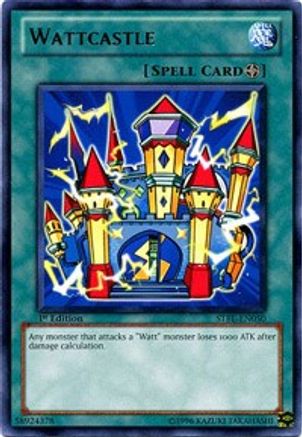 Wattcastle (STBL-EN050) - Starstrike Blast 1st Edition Starstrike Blast Yugioh Single Squirtle Squad Card Shop.