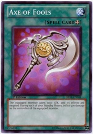 Axe of Fools (STBL-EN058) - Starstrike Blast 1st Edition Starstrike Blast Yugioh Single Squirtle Squad Card Shop.