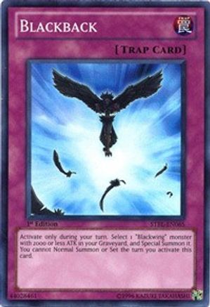 Blackback (STBL-EN065) - Starstrike Blast 1st Edition Starstrike Blast Yugioh Single Squirtle Squad Card Shop.
