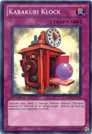 Karakuri Klock (STBL-EN072) - Starstrike Blast 1st Edition Starstrike Blast Yugioh Single Squirtle Squad Card Shop.