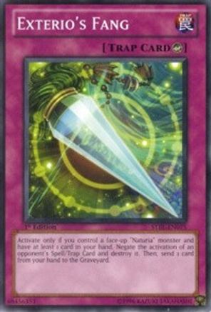 Exterio's Fang (STBL-EN075) - Starstrike Blast Unlimited Starstrike Blast Yugioh Single Squirtle Squad Card Shop.