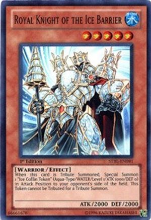 Royal Knight of the Ice Barrier (STBL-EN091) - Starstrike Blast Unlimited Starstrike Blast Yugioh Single Squirtle Squad Card Shop.